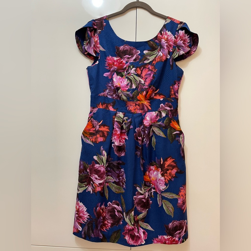 Anthropologie Floral Dress Size 8